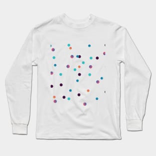 Party Confetti Pattern Long Sleeve T-Shirt